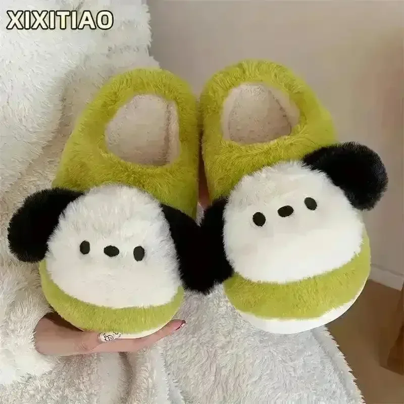 Sanliou Pochacco Cute Warm Sandals - Image 8