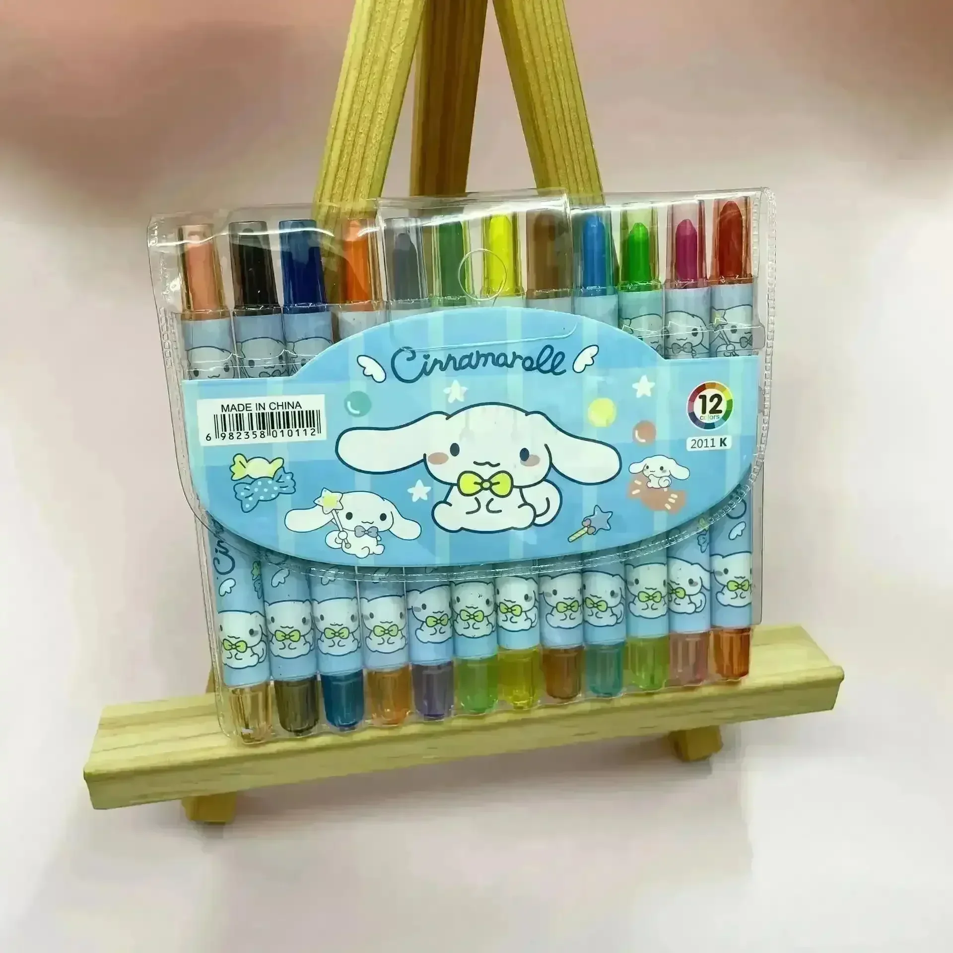 Sanliou Rainbow Crayon Set (12 Pcs) - Image 20