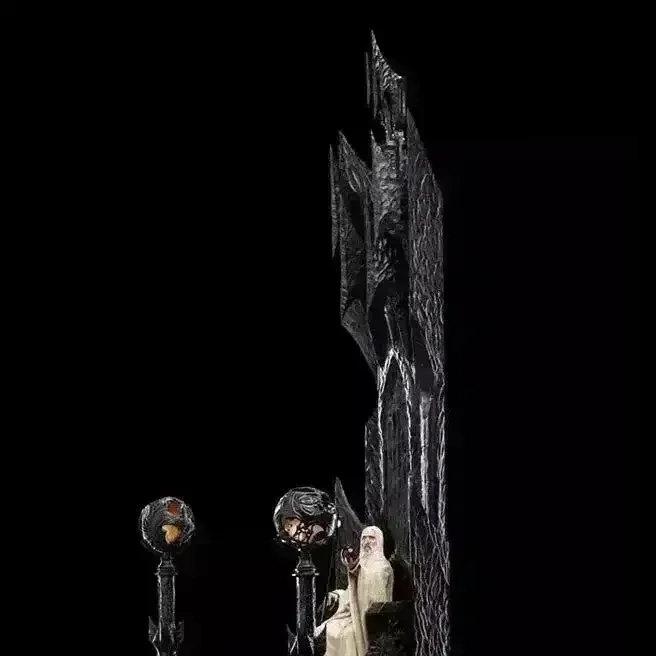 Saruman on Throne Collector's Action Figure - Image 3