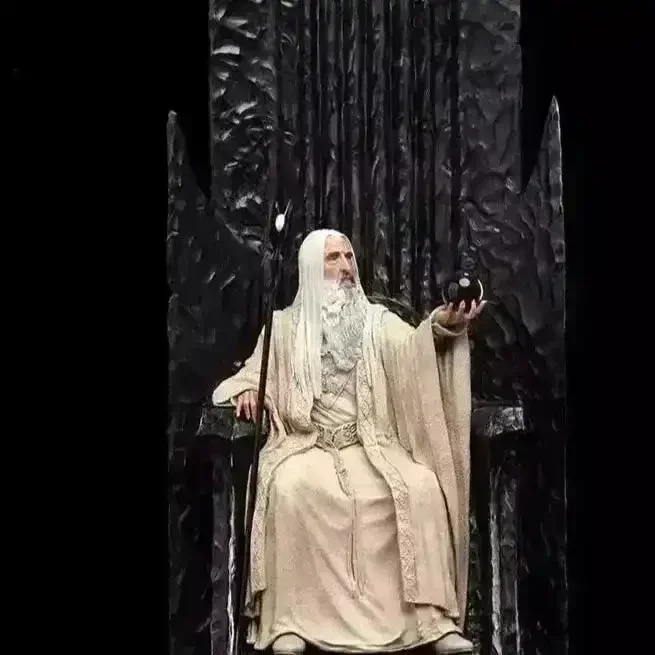 Saruman on Throne Collector's Action Figure - Image 6