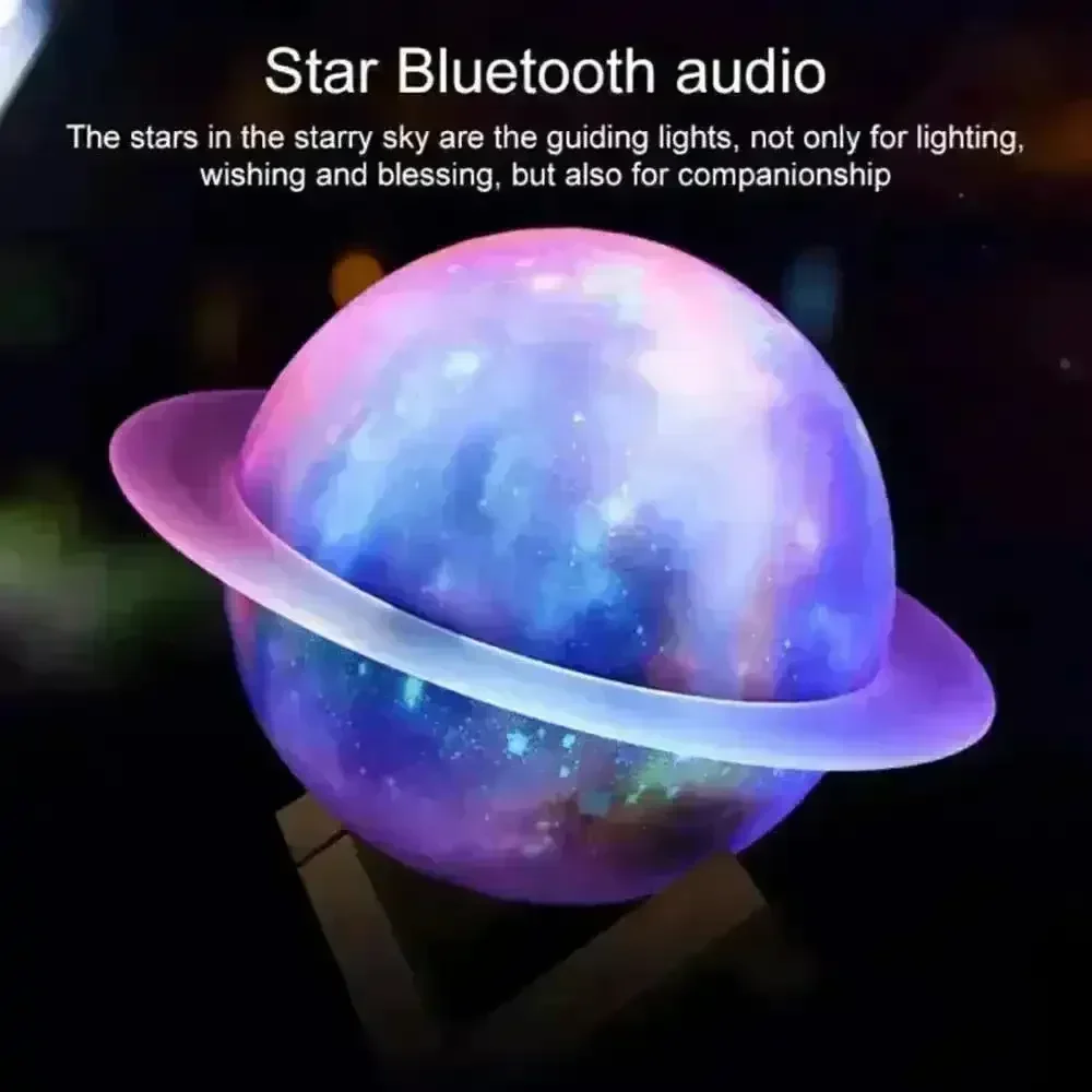 Saturn Bluetooth Speaker Night Light - Image 10