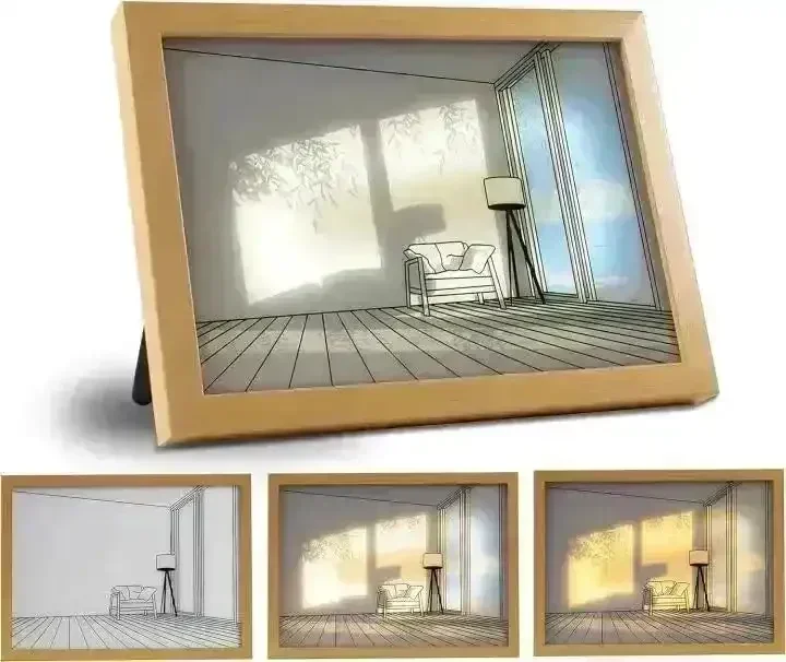 Scenic Portrait Painting Lamp - Image 8