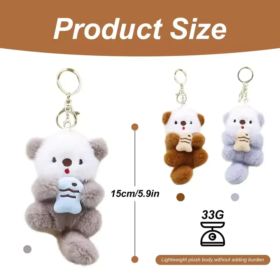 Sea Guard Otter Plush Keychain - Image 11