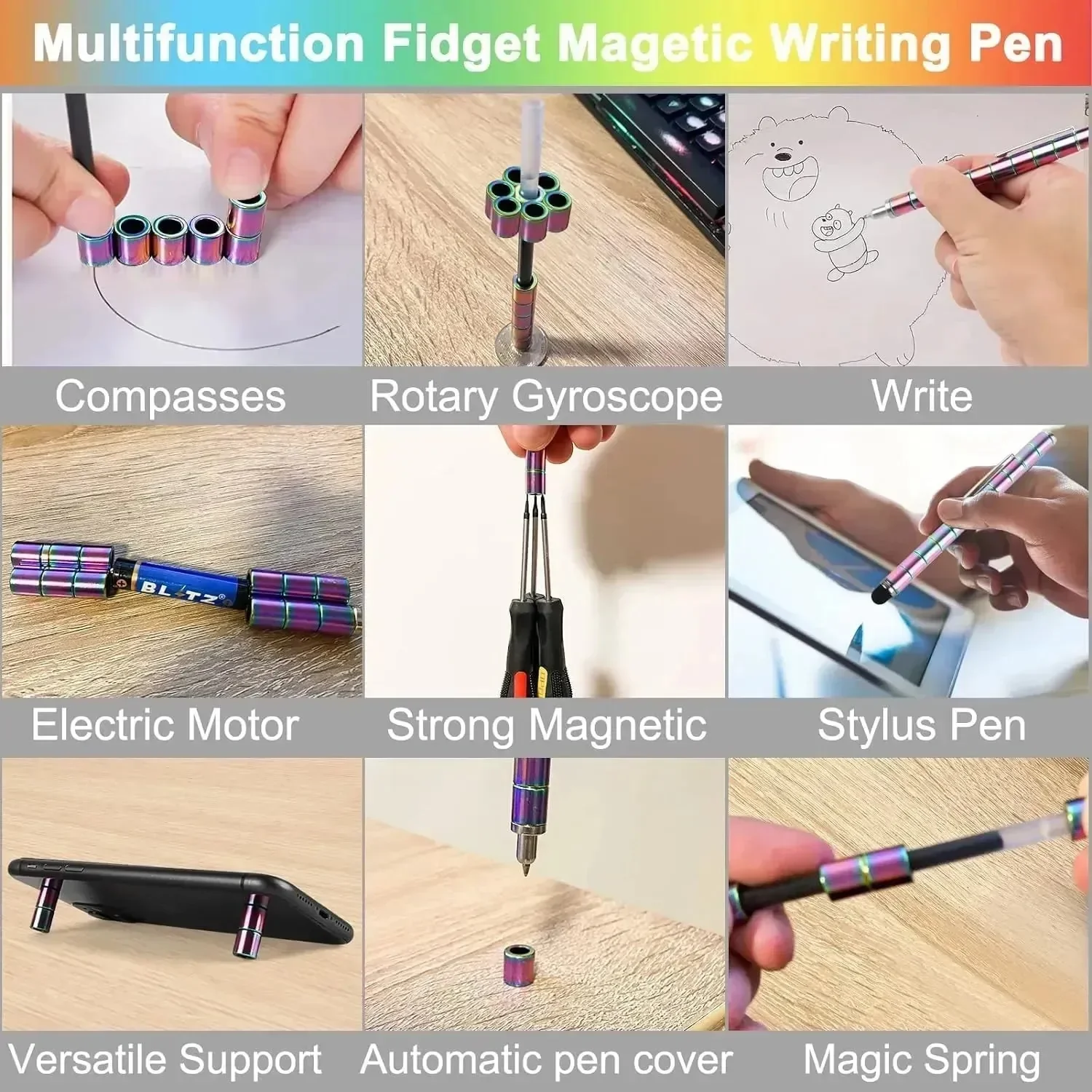Shape Changing Magnetic Fidget Pen - Image 9