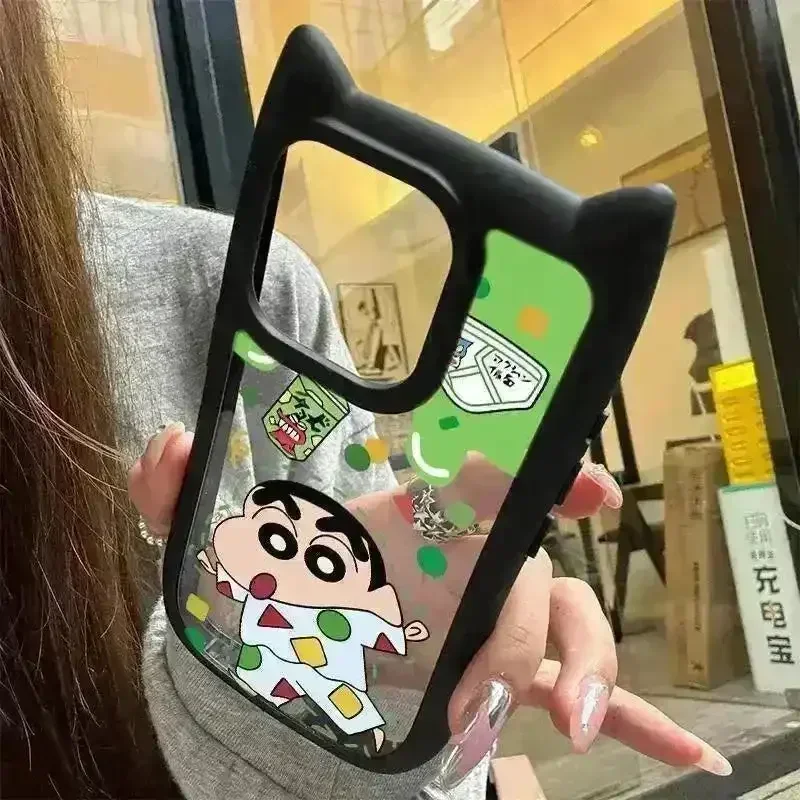 Shinchan Cat Ears Phone Case (For iPhones) - Image 3