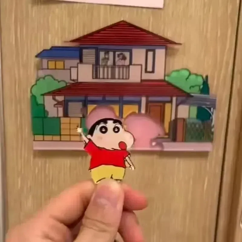 Shinchan House Wall Mount Couple Keychain - Image 3