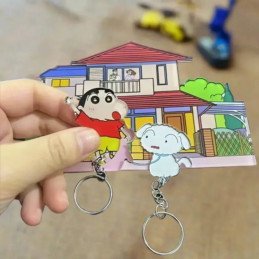 Shinchan House Wall Mount Couple Keychain - Image 4