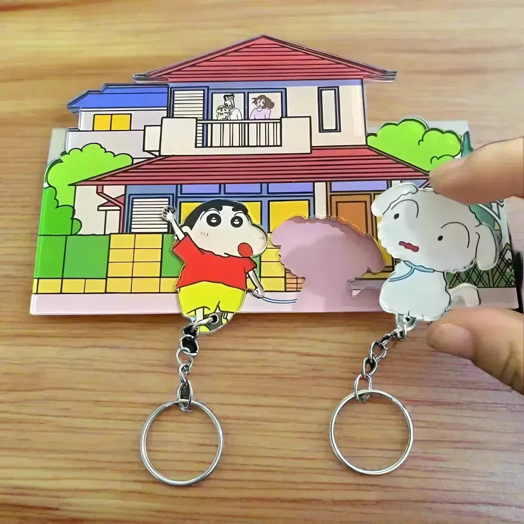 Shinchan House Wall Mount Couple Keychain - Image 6