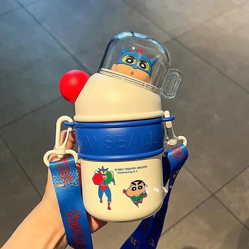 Shinchan Mini Baysball Insulated Bottle (430 ml) - Image 6