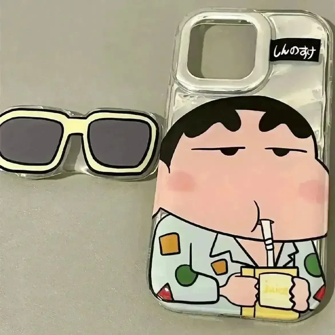 Shinchan Sunglasses Phone Case (For iPhones) - Image 3