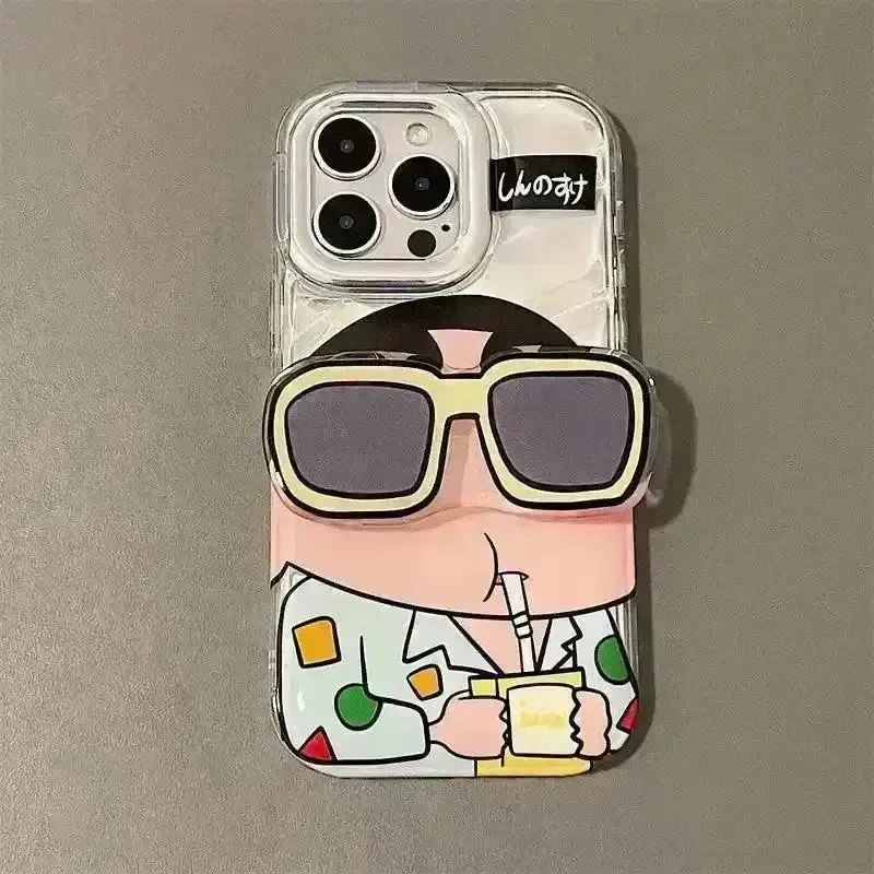 Shinchan Sunglasses Phone Case (For iPhones) - Image 5