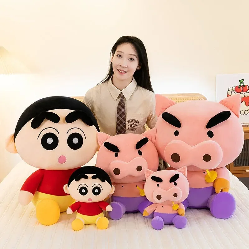 Shinichan & Piggy Pal Plush - Image 2
