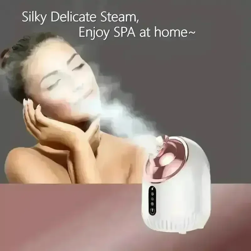 Shiny Rosy Nano Facial Steamer - Image 2