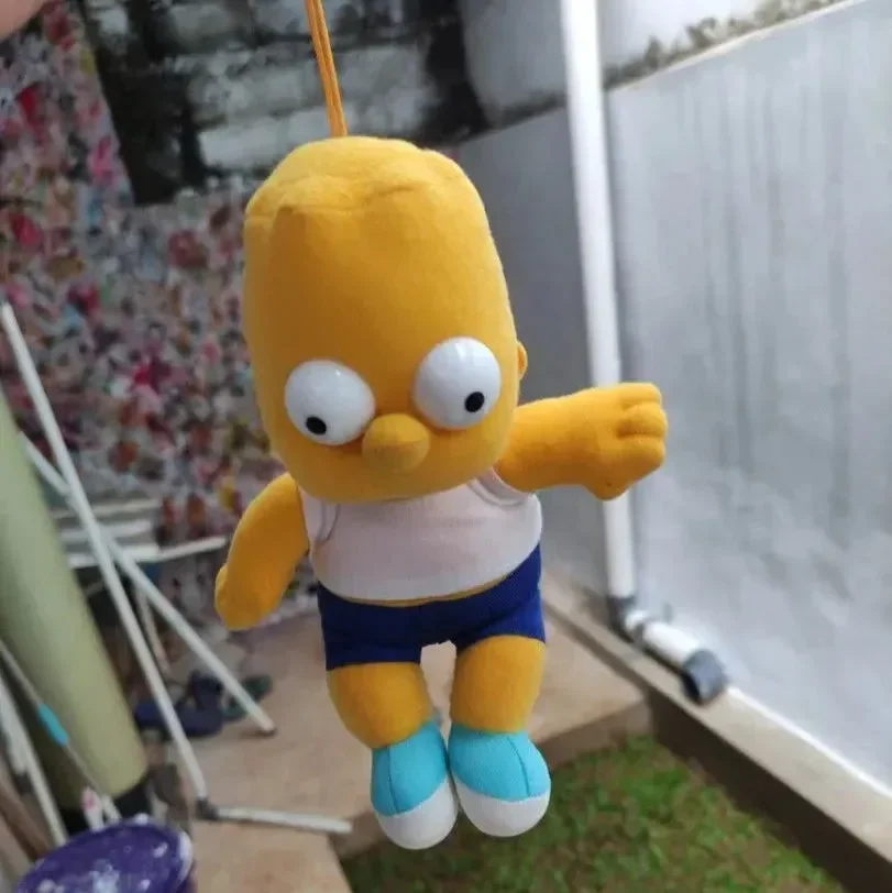 Simpsons Sticky Buddies Plush Keychain