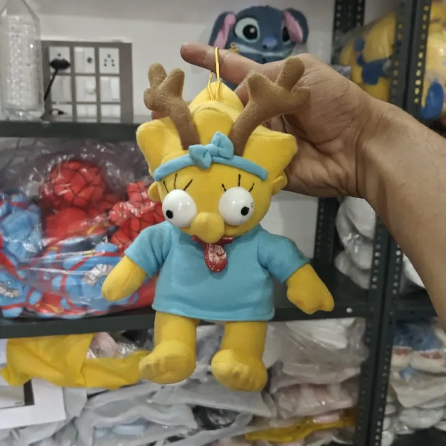 Simpsons Sticky Buddies Plush Keychain - Image 4