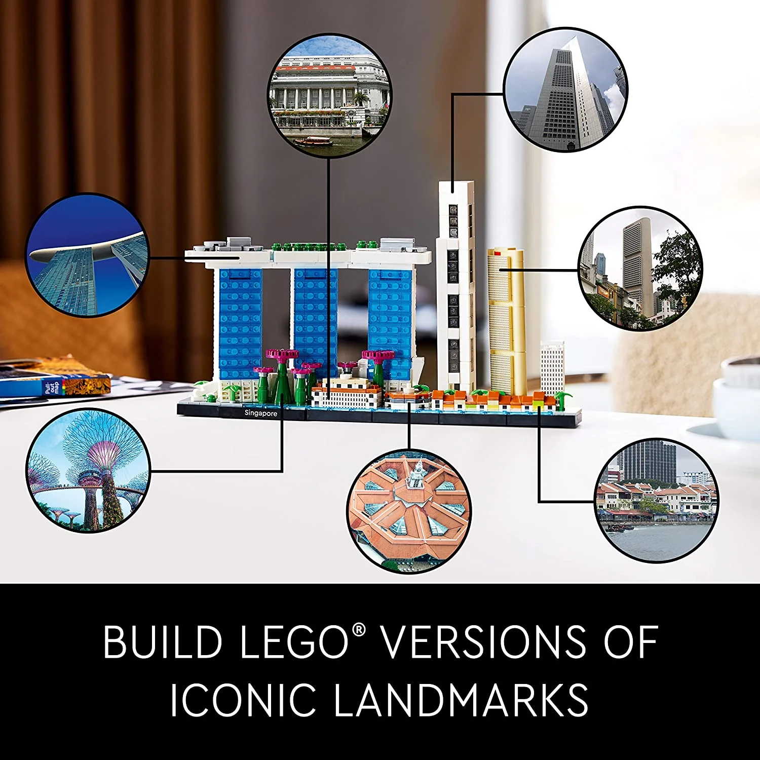 Singapore Skyline Architrcture Blocks (827 Pcs) - Image 4