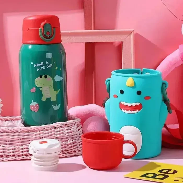 Sip & Smile Cartoon Animal Thermos Cups (500 ml) - Image 5