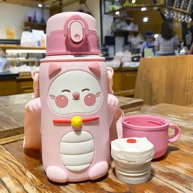 Sip & Smile Cartoon Animal Thermos Cups (500 ml) - Image 7