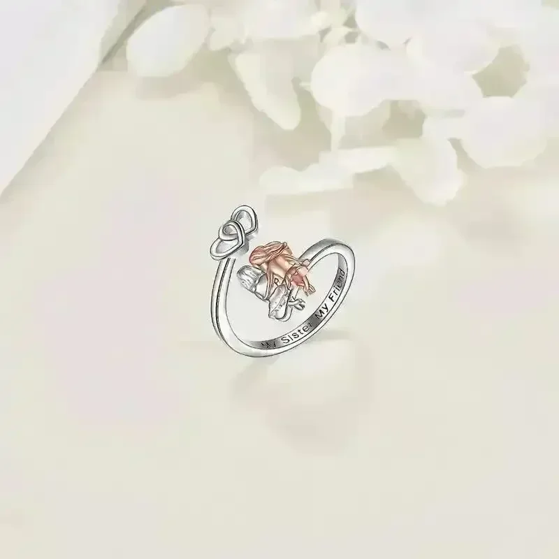 Sisters Bond Ring and Necklace - Image 9