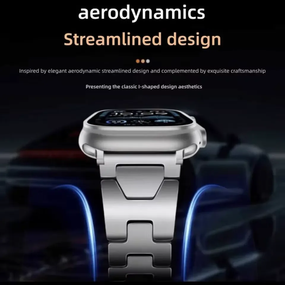 Sleek Summit Steel Band (for Apple Watch) - Image 4