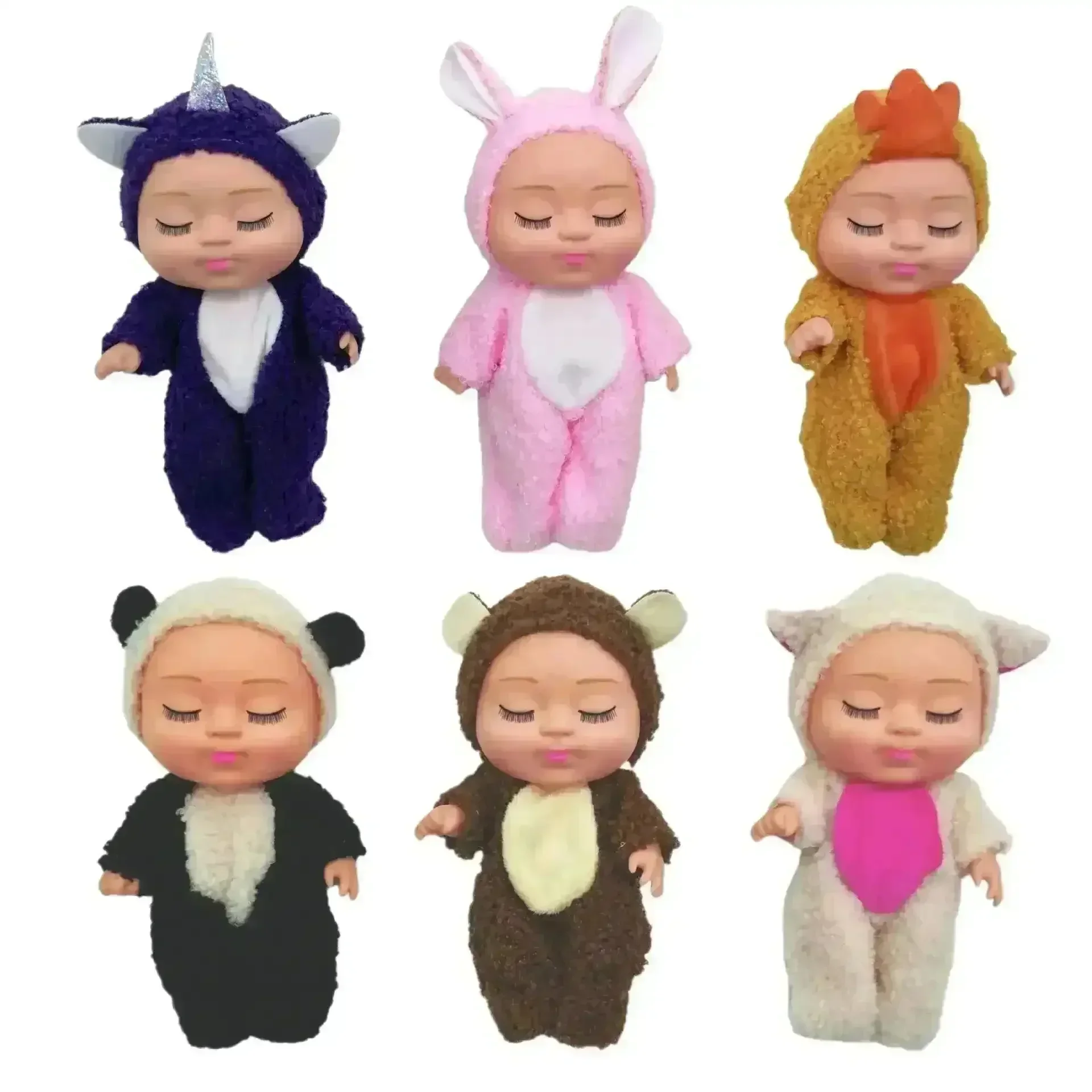 Sleeping Baby Girl Reborn Dolls (13 cm) - Image 3