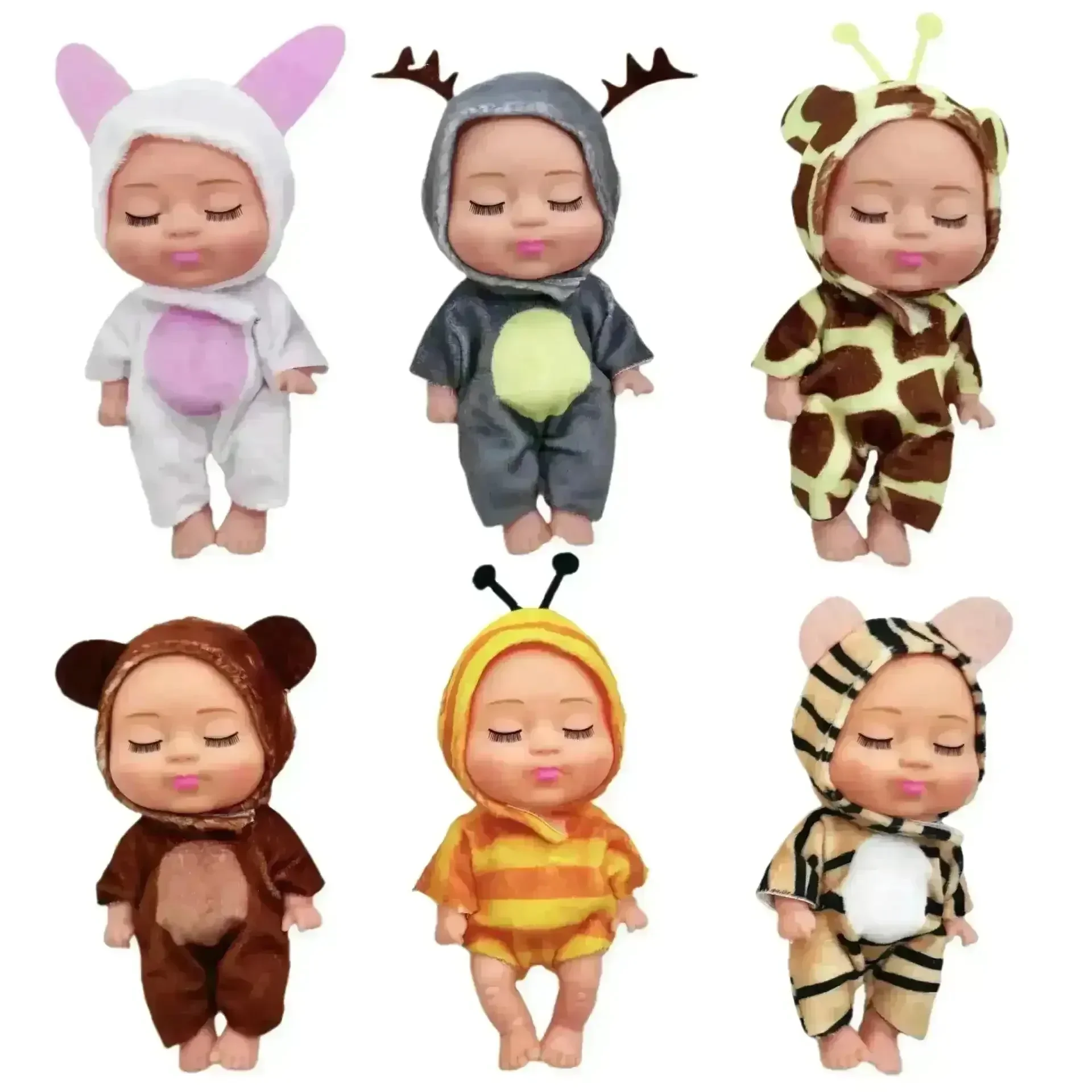 Sleeping Baby Girl Reborn Dolls (13 cm) - Image 6