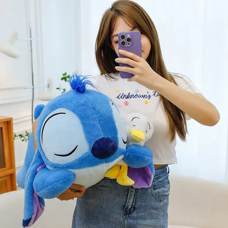 Sleepy Stitch Duck Hug Plushie (35 cm) - Image 4