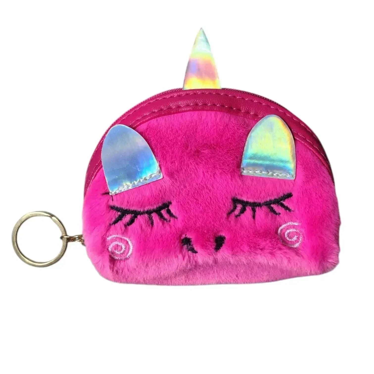 Sleepy Unicorn Plush Coin Pouch - Image 9