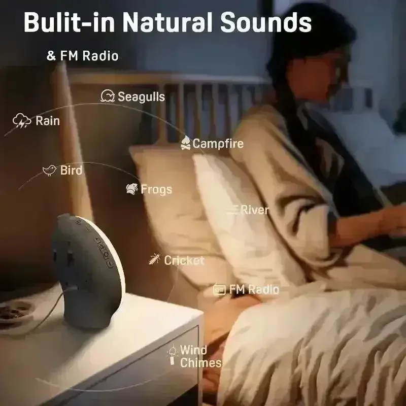 Smart Sunrise Wake-Up Light Alarm Clock - Image 14