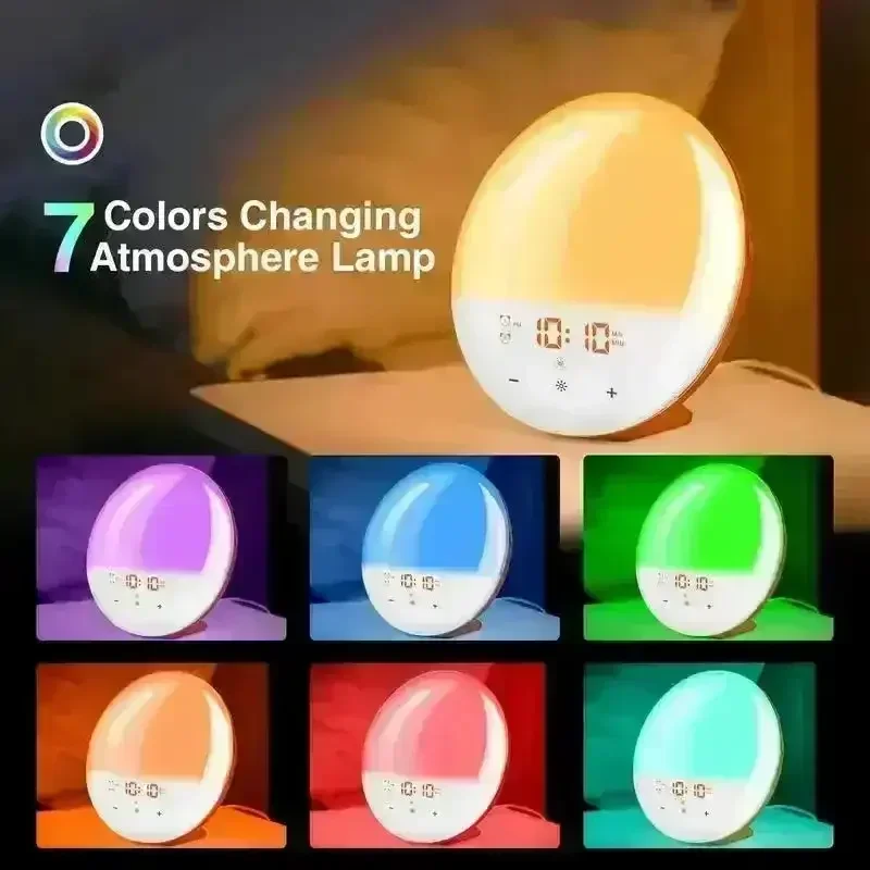 Smart Sunrise Wake-Up Light Alarm Clock - Image 5