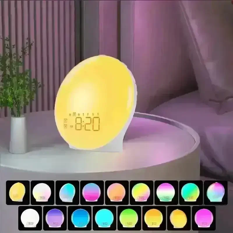 Smart Sunrise Wake-Up Light Alarm Clock - Image 9