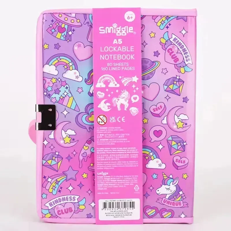 Smiggle Sparkle Secrets A5 Lock Diary - Image 4