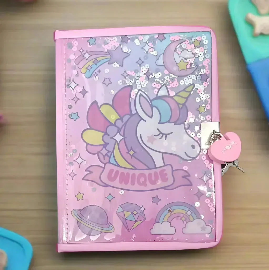 Smiggle Sparkle Secrets A5 Lock Diary - Image 9