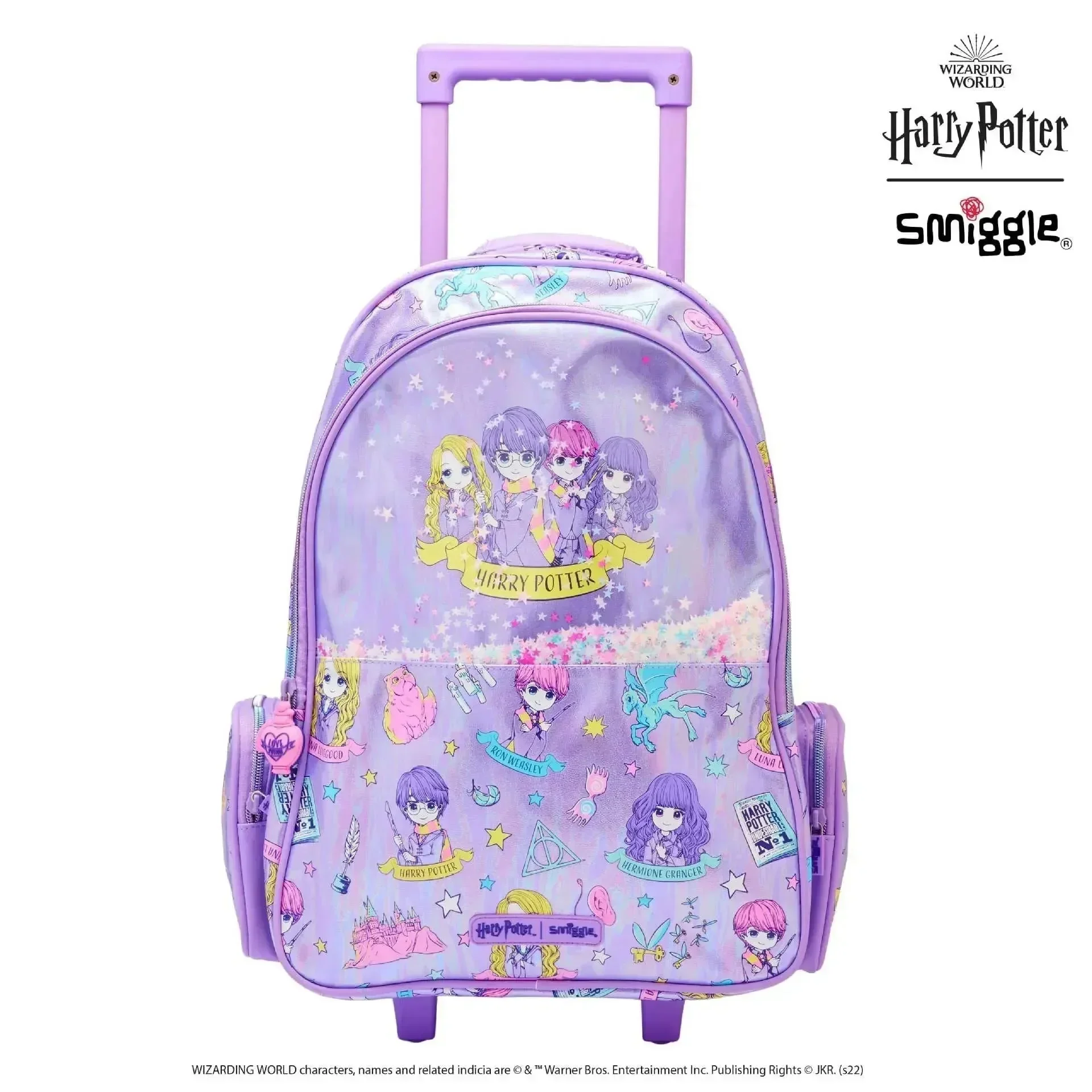 Smiggle All Stars Trolley Backpack - Image 31