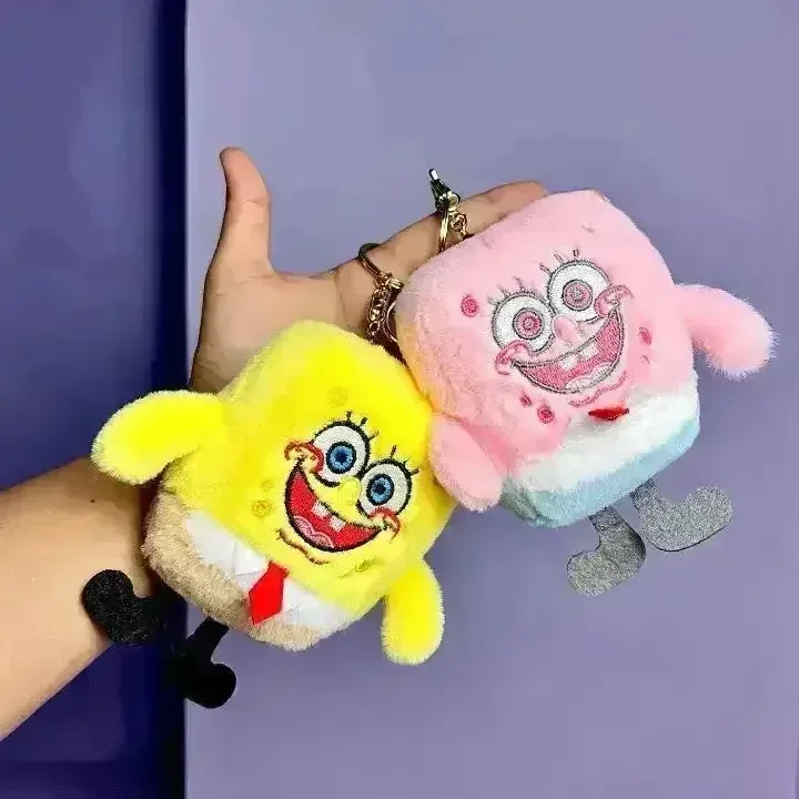 Smiling SpongeBob Plush Keychain - Image 2