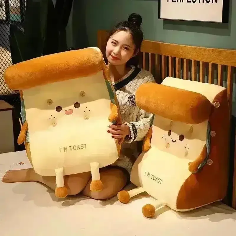 Smiling Toast Wedge Cushion - Image 2