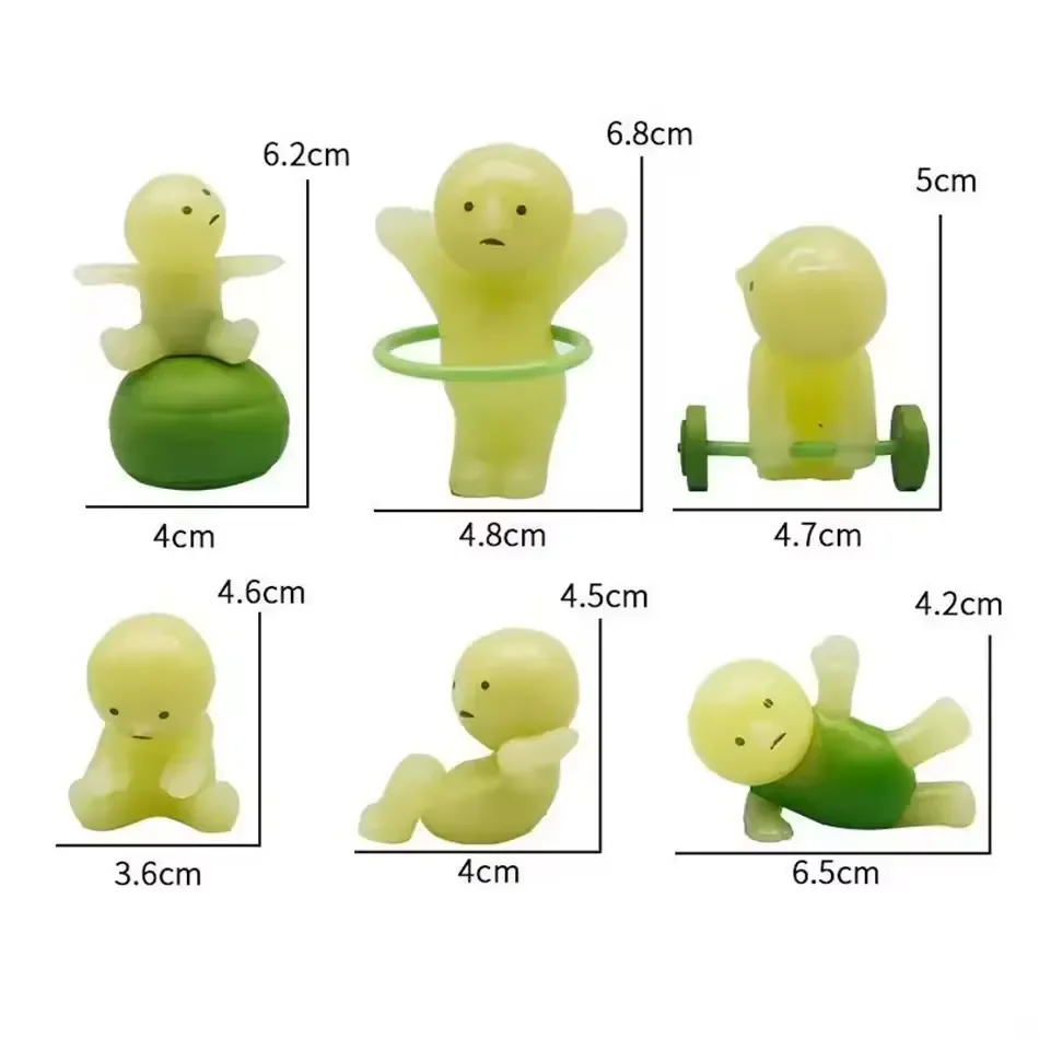Smiski Exercise Series Glow In The Dark Figurines - Image 10