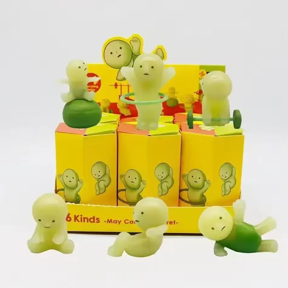 Smiski Exercise Series Glow In The Dark Figurines - Image 6