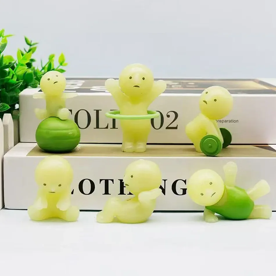 Smiski Exercise Series Glow In The Dark Figurines - Image 7