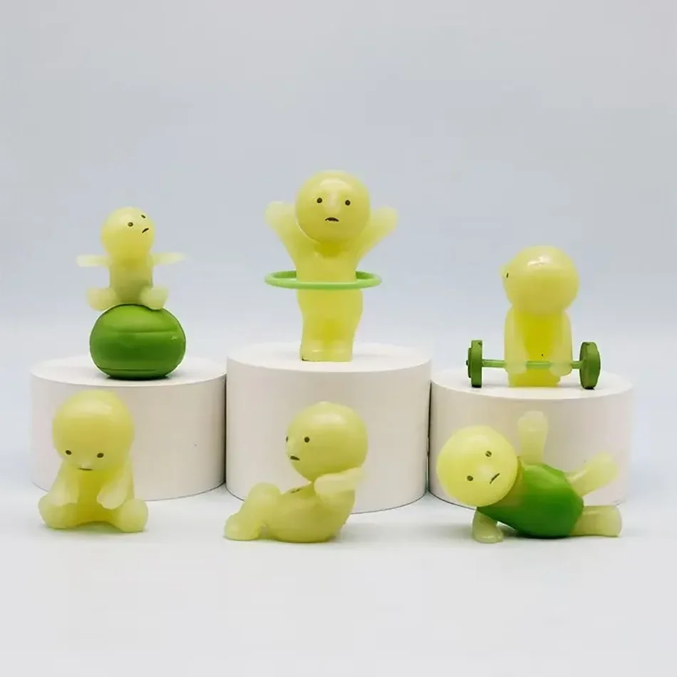 Smiski Exercise Series Glow In The Dark Figurines - Image 8