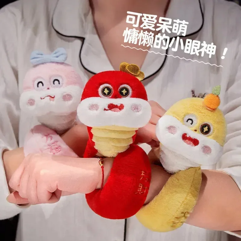 Snake Chinese NY 2025 Mascot Plush Bracelet - Image 4