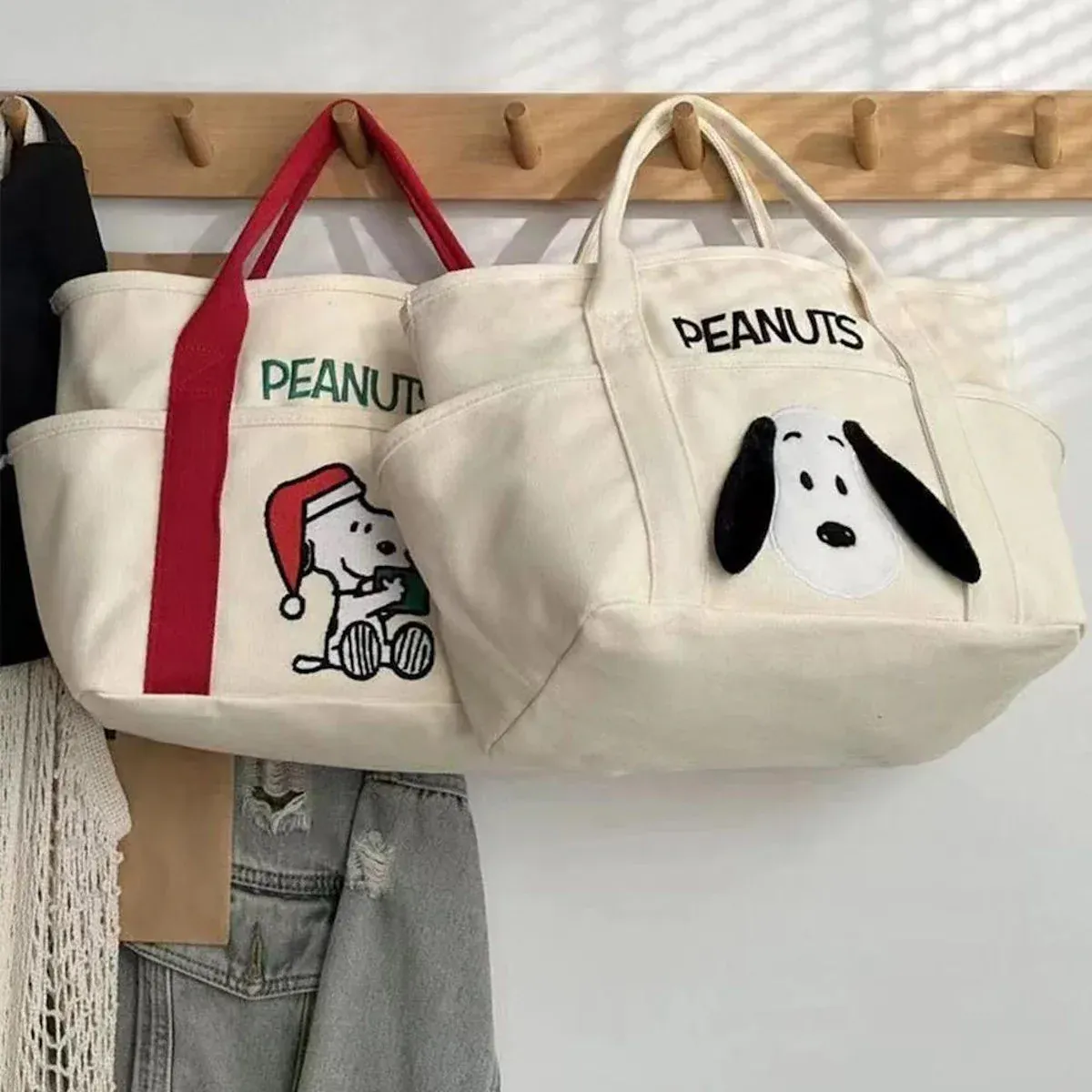 Snoopy Multifunctional Tote Lunch Bag - Image 2