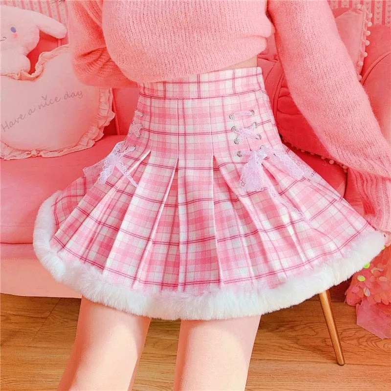 Snow Day Candy Pink Skirt - Image 4
