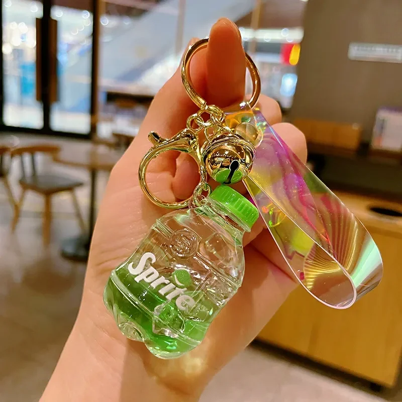 Soda Liquid Bottle Sparkle Keychain - Image 2