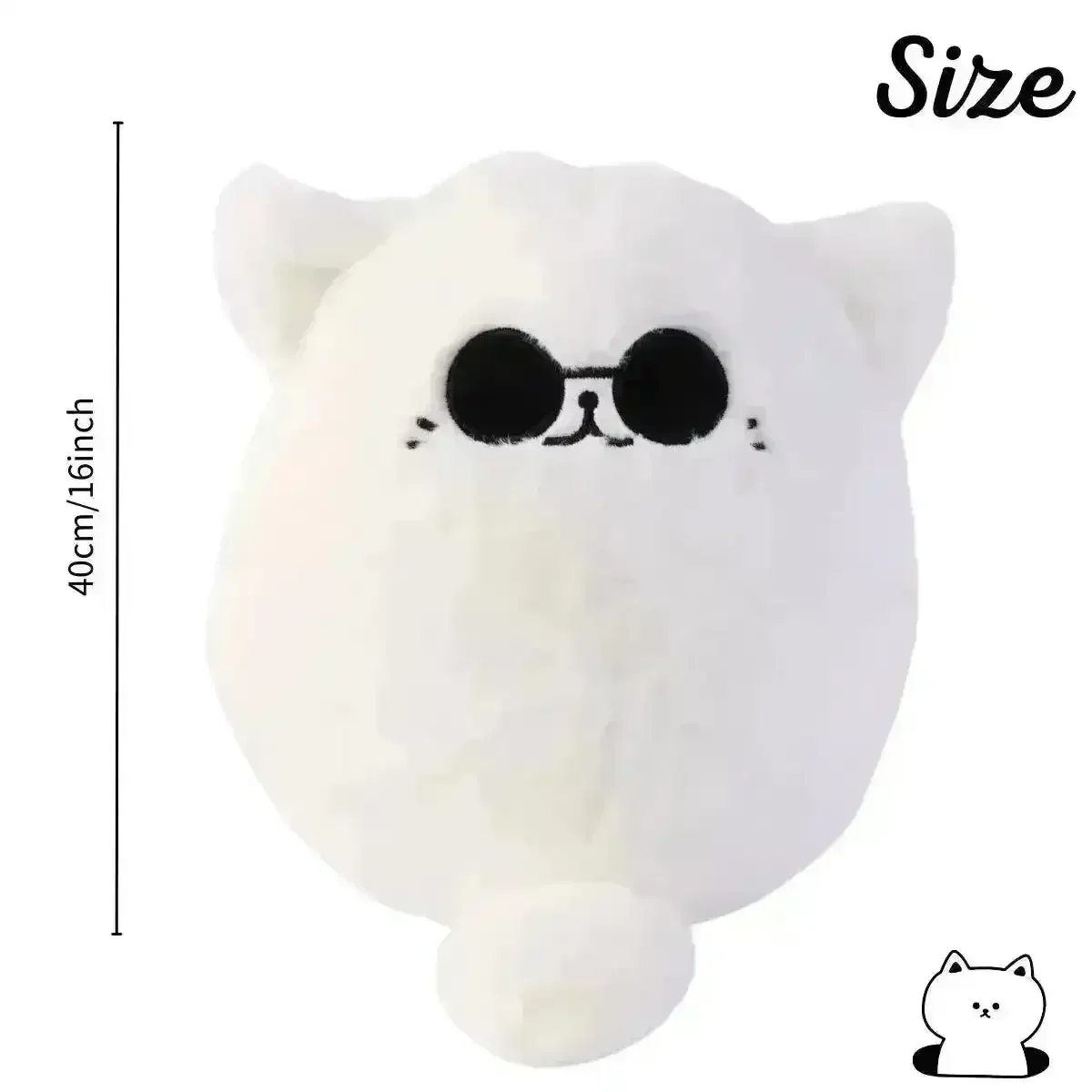 Soft Gojo Cat Plush Pillow (32 cm) - Image 6