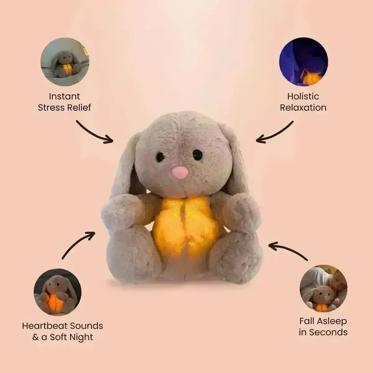 Soothe and Snuggle Breathing Baby Bunny - Image 6