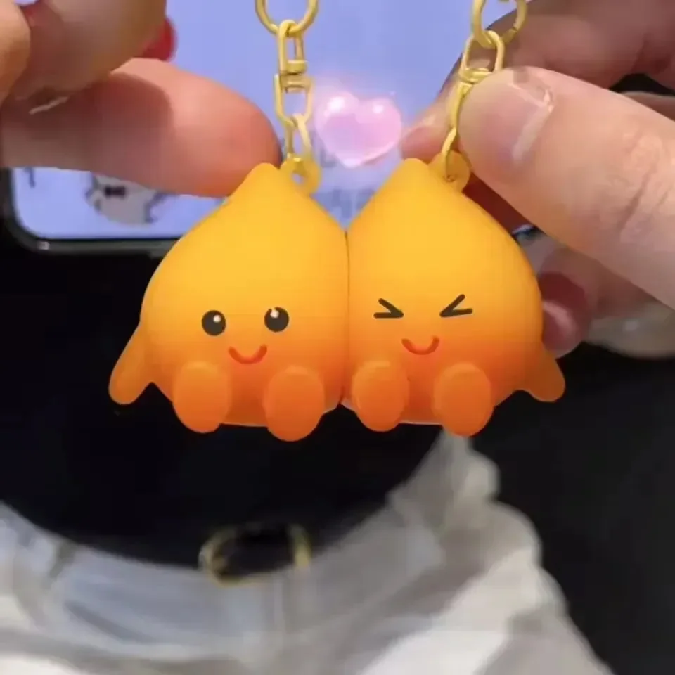 Soul Flame Bond Couple Keychain Set - Image 3
