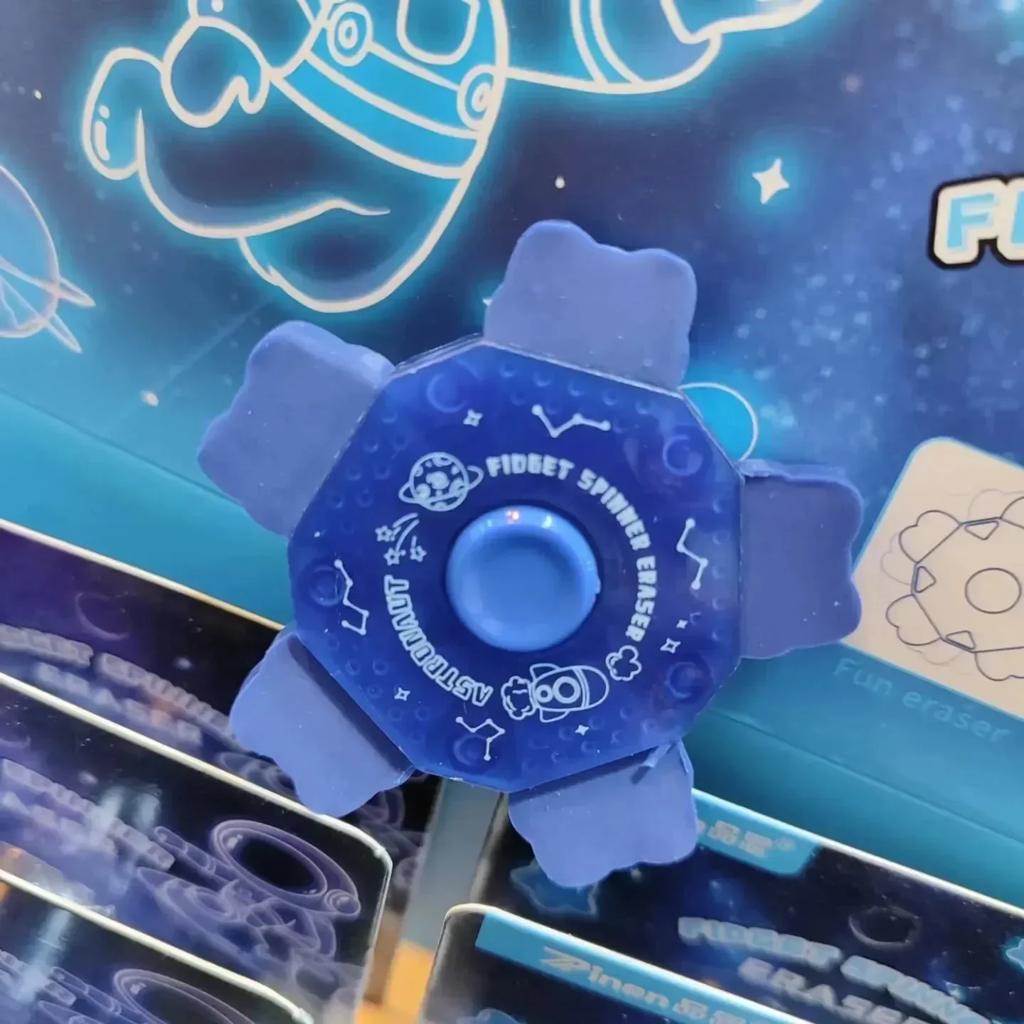 Space Astronaut Fidget Spinner Eraser - Image 4