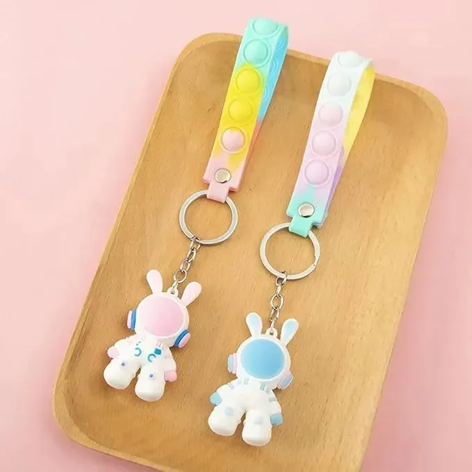 Space Rabbit 3D Keychain - Image 4