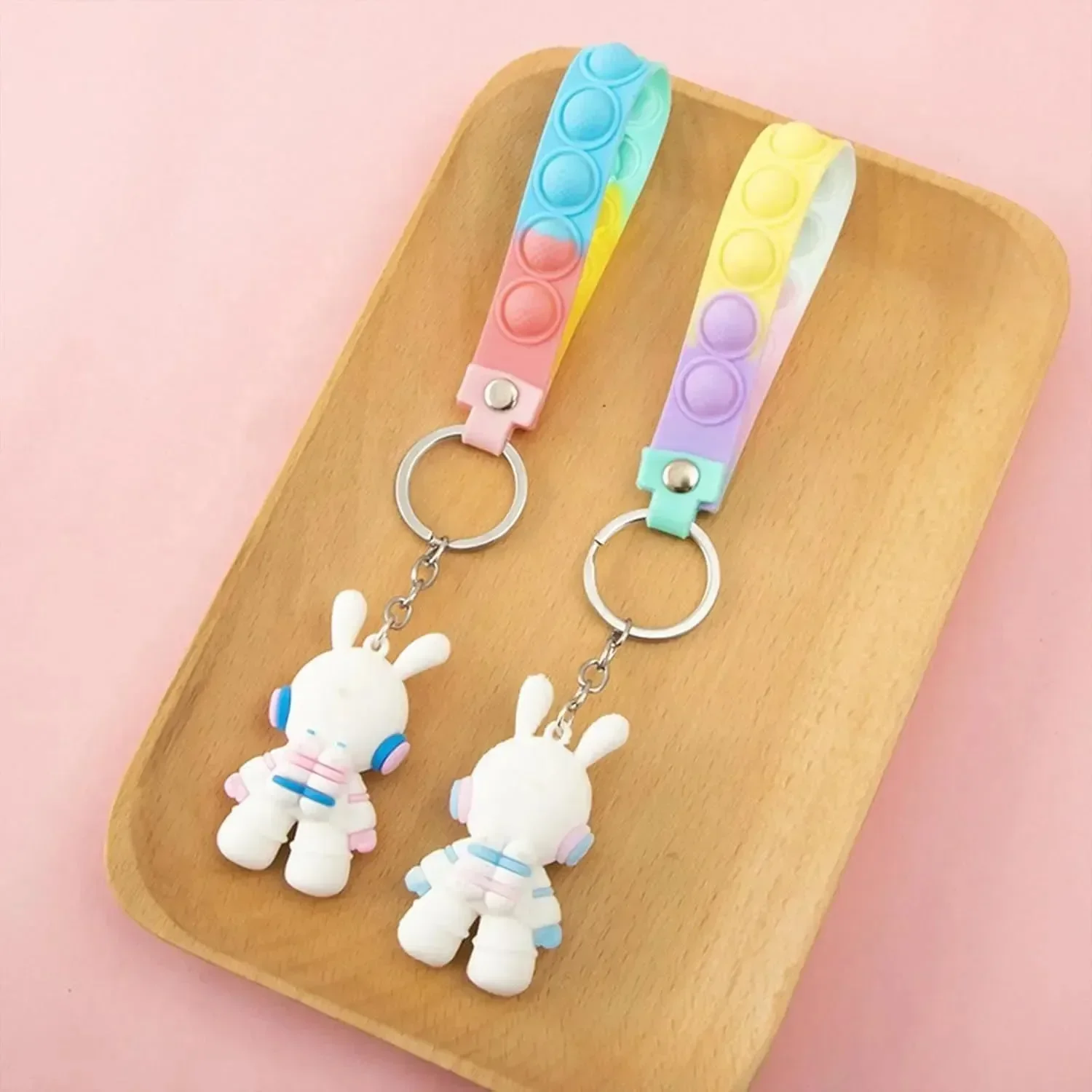 Space Rabbit 3D Keychain - Image 5